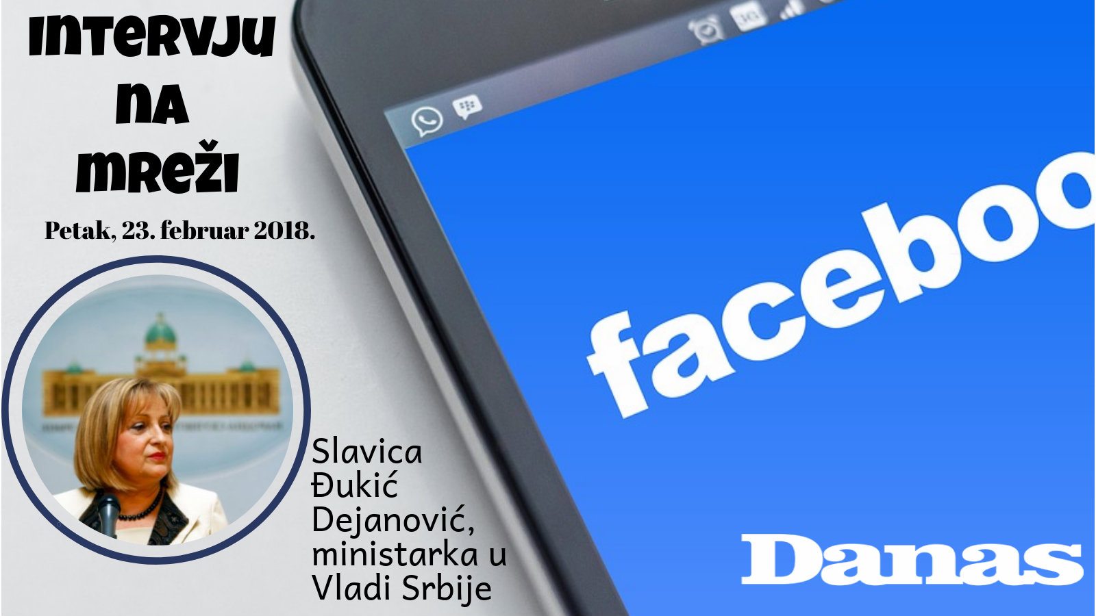 Slavica Đukić Dejanović 23. februara odgovara na Fejsbuku 1