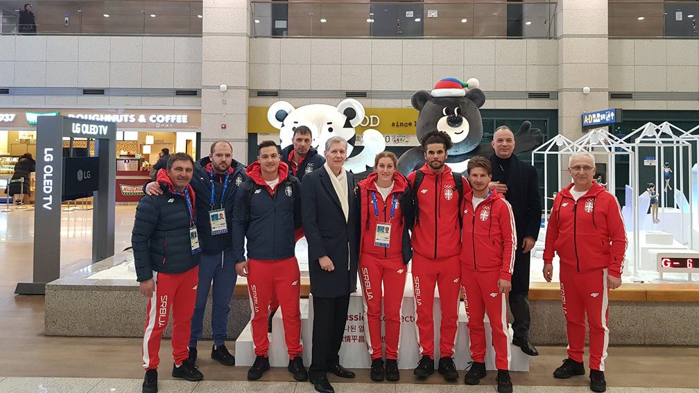 Olimpijski tim stigao u Južnu Koreju 1