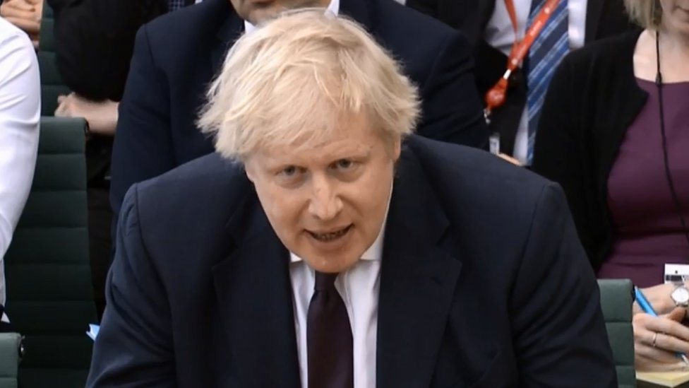 Boris Džonson u britanskom parlamentu