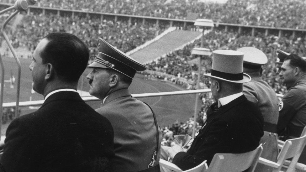 Adolf Hitler na minhenskoj Olimpijadi 1936.