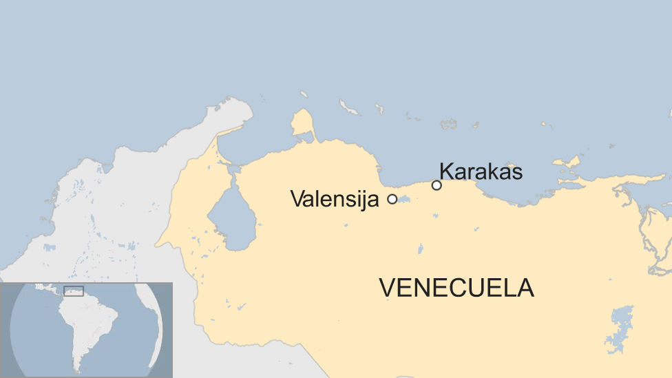 Mapa Venecuele