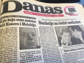 Kako je Danas izveštavao o Kosovu 1998. godine? 2