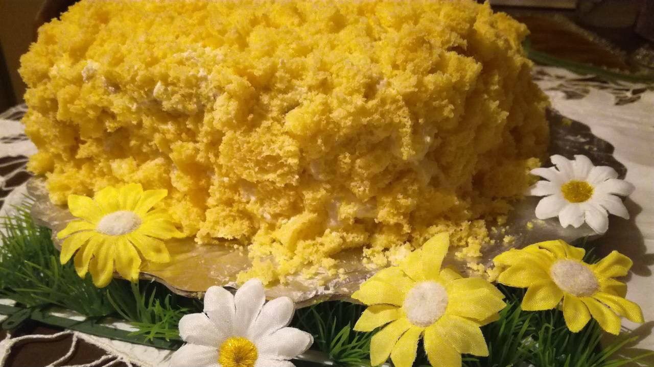 Torta Mimoza (recept) 1