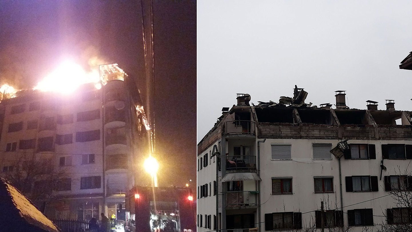 U požaru u Užicu izgorelo pet stanova 1