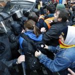 Sukobi policije i demonstranata u Barseloni (FOTO) 2