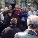 Protest radnika društvenih preduzeća u Nišu 8