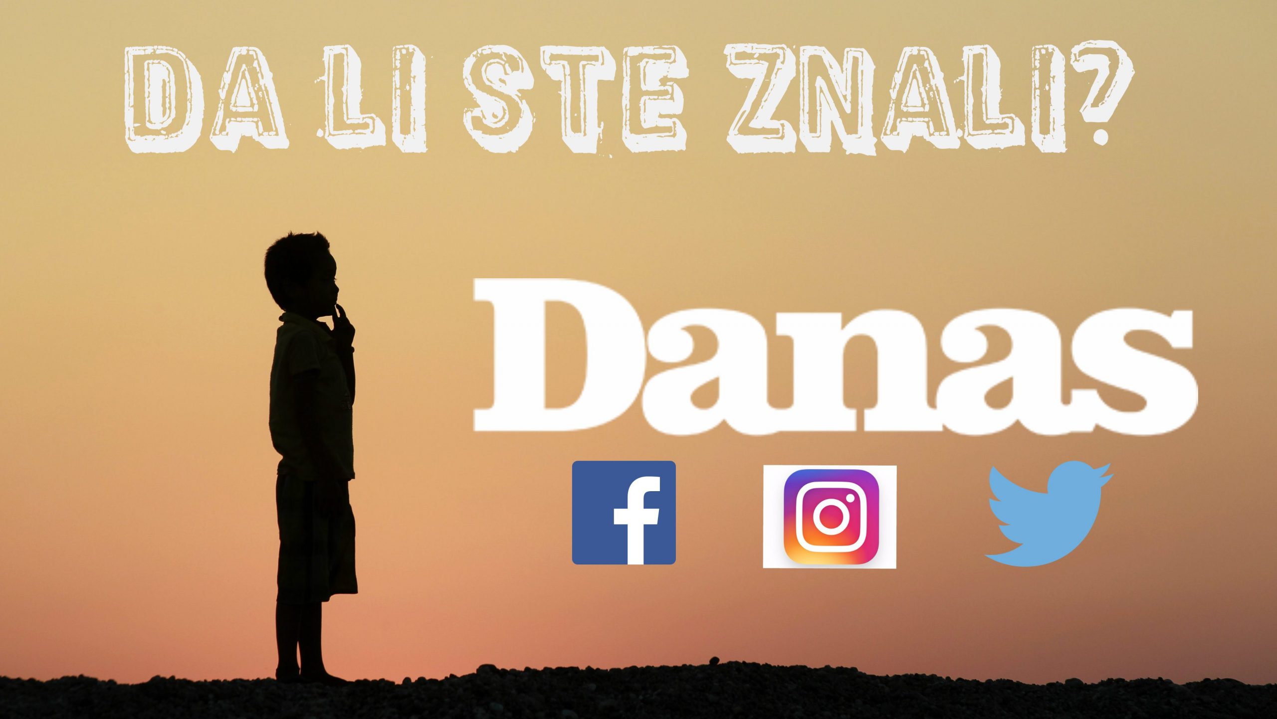 Nova rubrika na društvenim mrežama Danasa 1