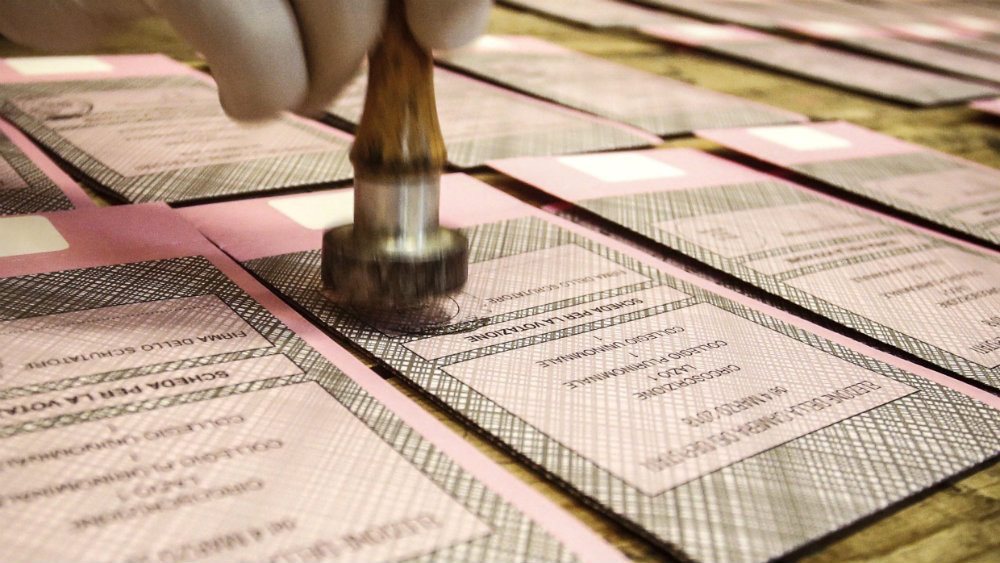 Otvorena birališta u Italiji 1