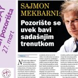 Sutra u Danasu dodatak povodom Dana pozorišta 8