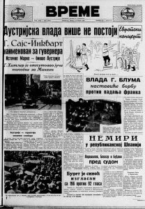 Šta su bile vesti u Jugoslaviji 16. marta 1938.? 2