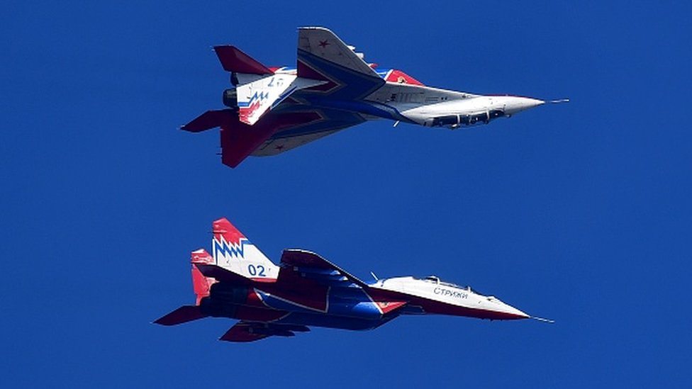 Ruske „Lastavice" na proslavi Dana Oslobođenja Beograda