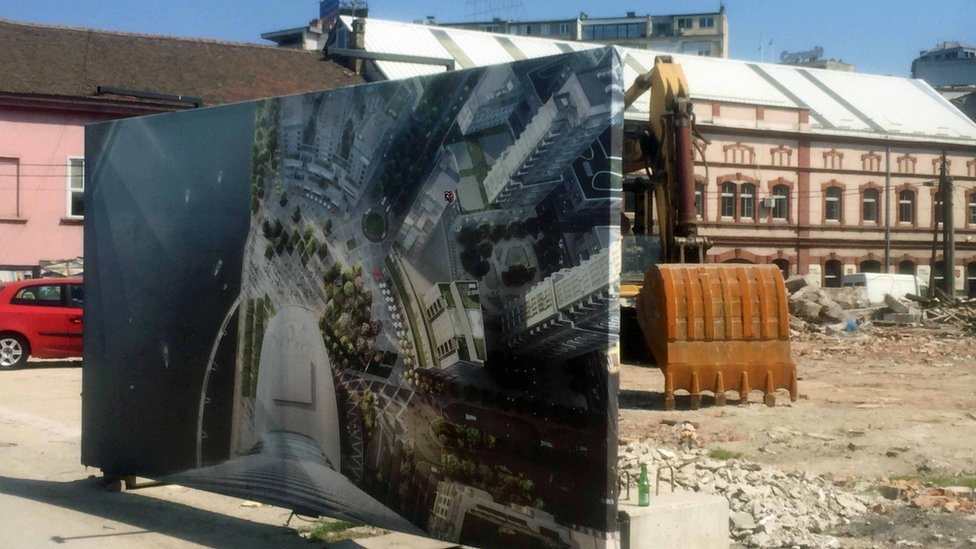 Gradilište beograda na vodi, april 2018.