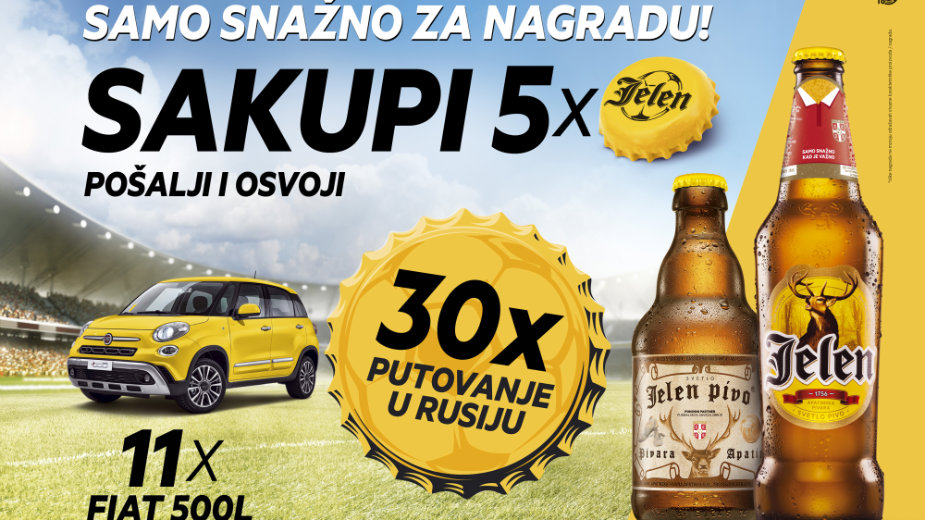 Jelen pivo deli 30 nagradnih putovanja u Rusiju 1