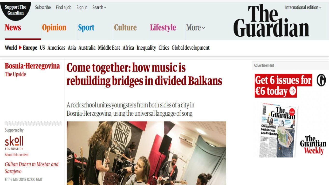 Kako muzika obnavlja mostove na podeljenom Balkanu 1
