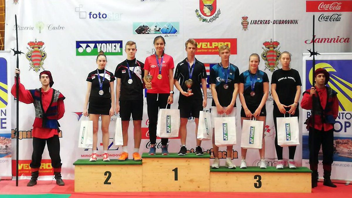 Srebrna medalja na Svetskom juniorskom kupu iz badmintona 1