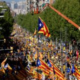 Demonstranti u Barseloni zahtevali oslobađanje katalonskih lidera 10