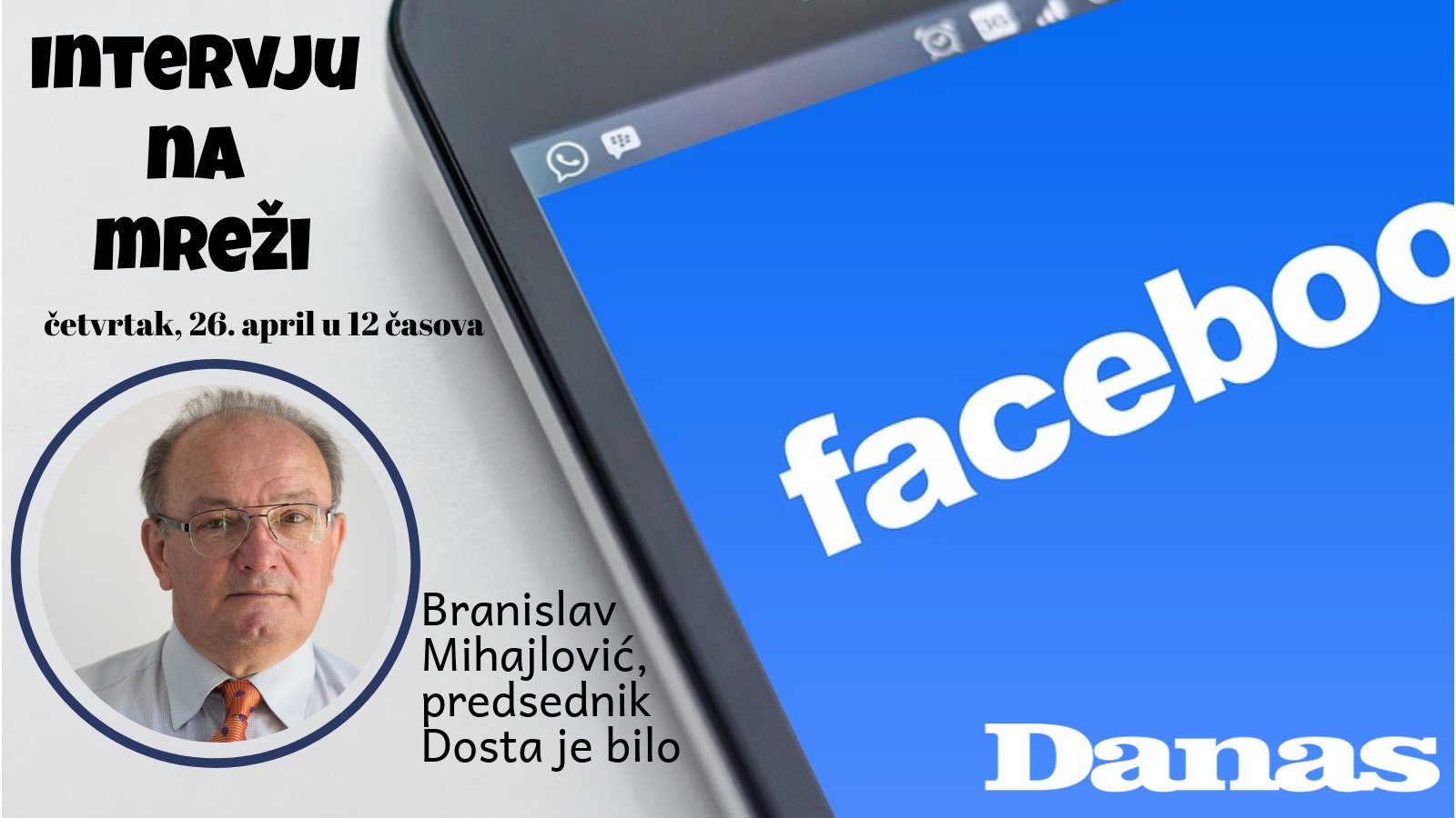 Novi predsednik DJB 26. aprila odgovara na Fejsbuku 1