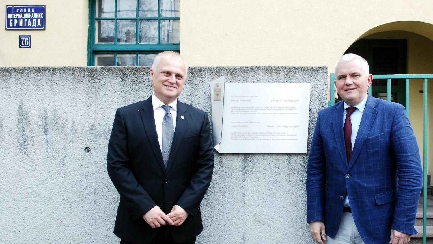 Otkrivena spomen ploča arhitekti Zlokoviću 1