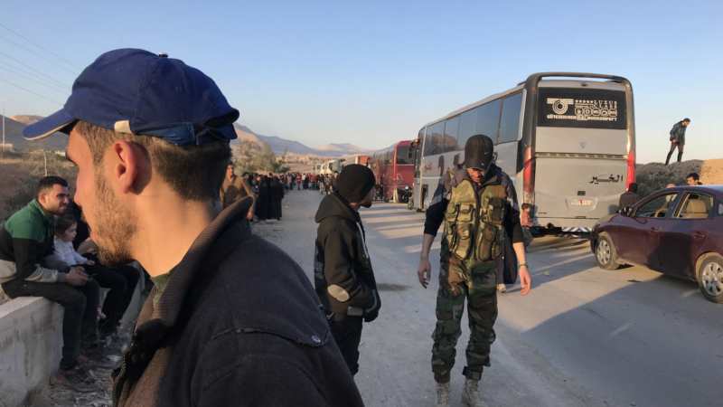 Evakuacija pobunjenika iz Gute 1