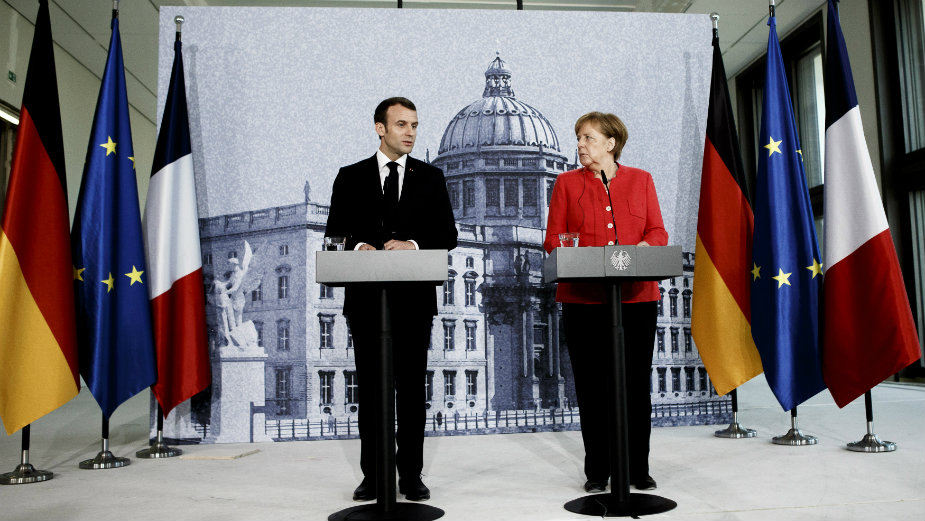 Merkel i Makron o reformi EU 1