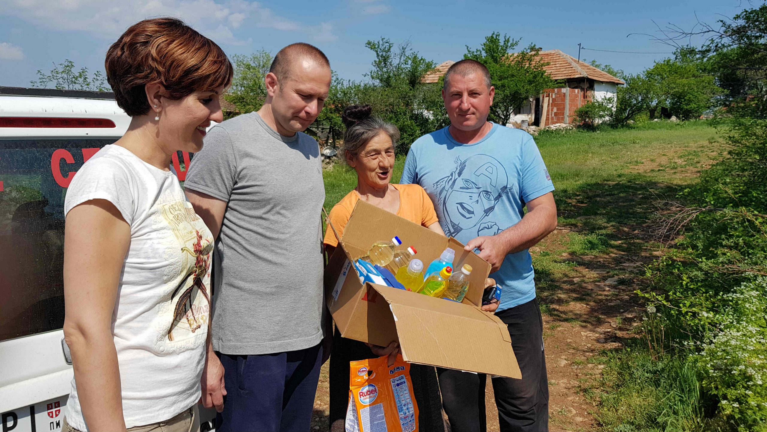 Podeljena humanitarna pomoć meštanima babušničkih sela 1