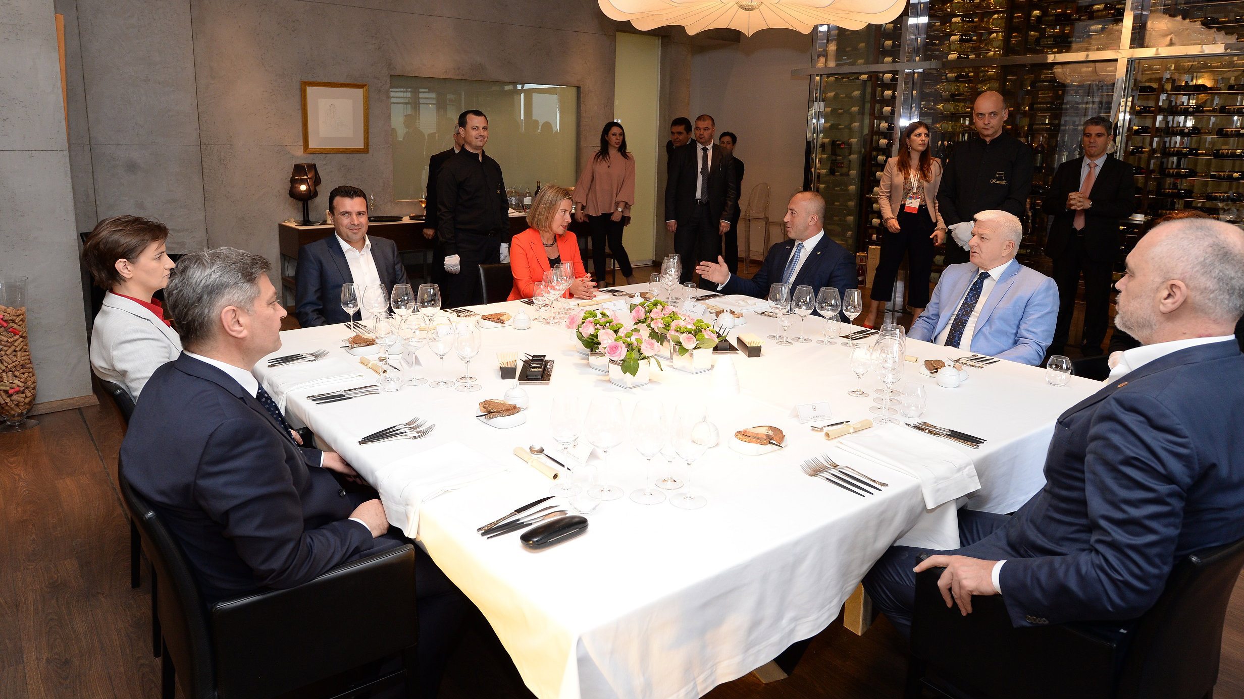 Mogerini: Radna večera za premijere zapadnog Balkana u Skoplju 1 Mogerini: Radna večera za premijere zapadnog Balkana u Skoplju 1