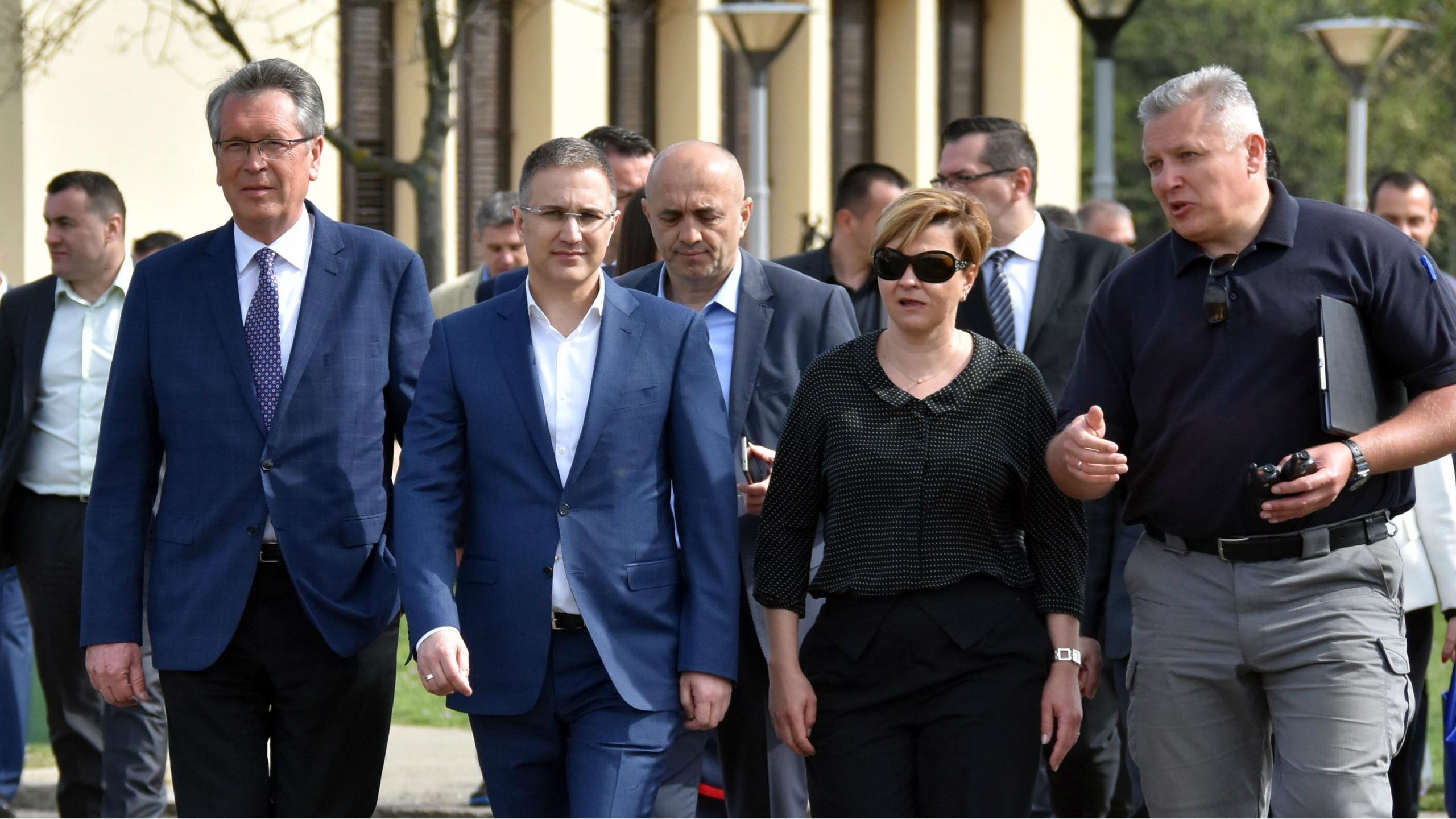 Stefanović i Čepurin na pokaznoj vežbi specijalnih jedinica 1