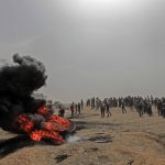 Masovni protest na granici Gaze, četvoro ubijeno (FOTO) 6