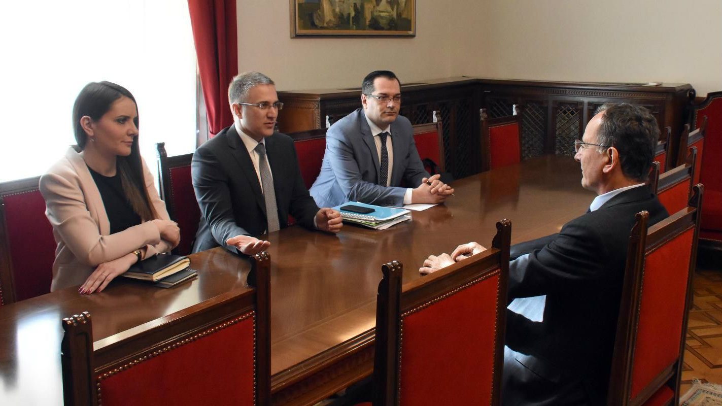 Stefanović i Fratini o napretku MUP-a 1