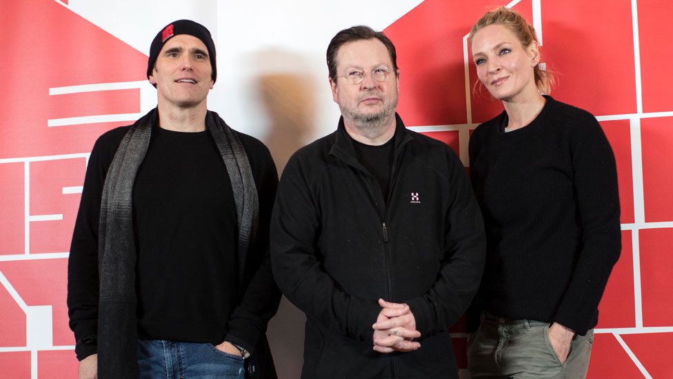 Kanski festival uvodi promene 2 Sa leva na desno: met Dilon, Lars von Trier i Uma Turman