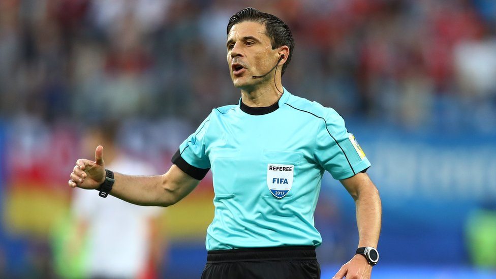 Mažićevo finale Lige šampiona: „Daleko iznad kvaliteta srpskog fudbala" 1 Mažić sudi finale Kupa konfederacija, Sankt Petersburg, Rusija, 2. jul 2017. godine