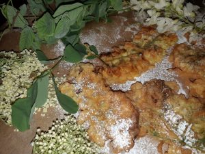 Pohovani cvetovi bagrema i zove (recept) 2