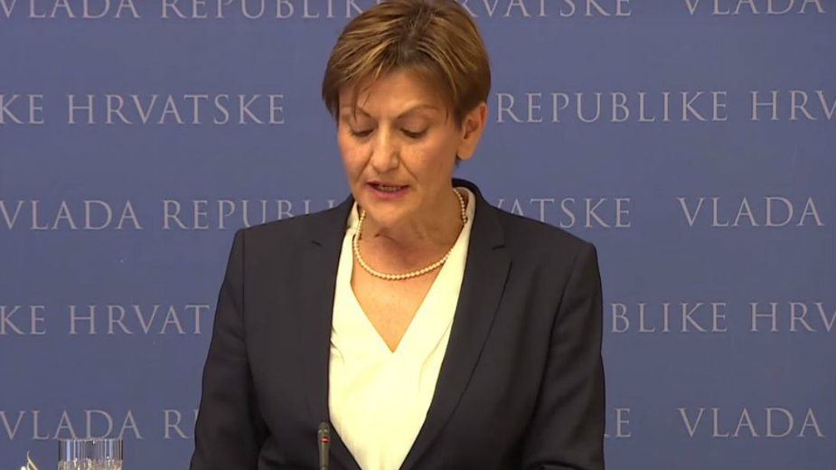 Potpredsednica Vlade Hrvatske podnela ostavku 1