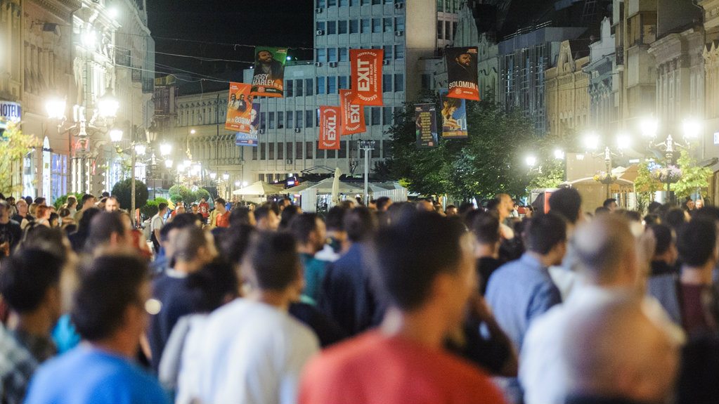 EXIT proslavio evropsku titulu pred prepunim trgom u Novom Sadu 1