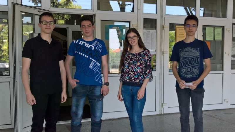 Učenici pirotske Gimnazije osvojili treću nagradu na Matematičkom turniru 1