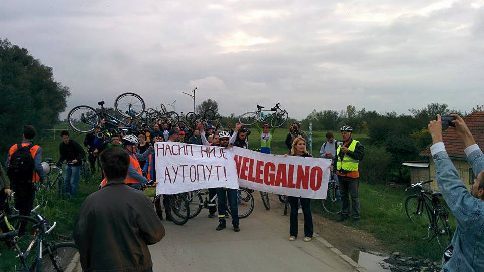 Biciklistička vožnja na Savskom nasipu u subotu 1