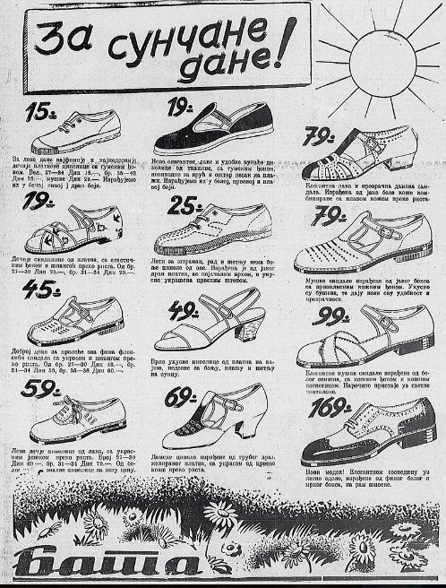 Kakva se obuća nosila u Jugoslaviji proleća 1938. godine? 4