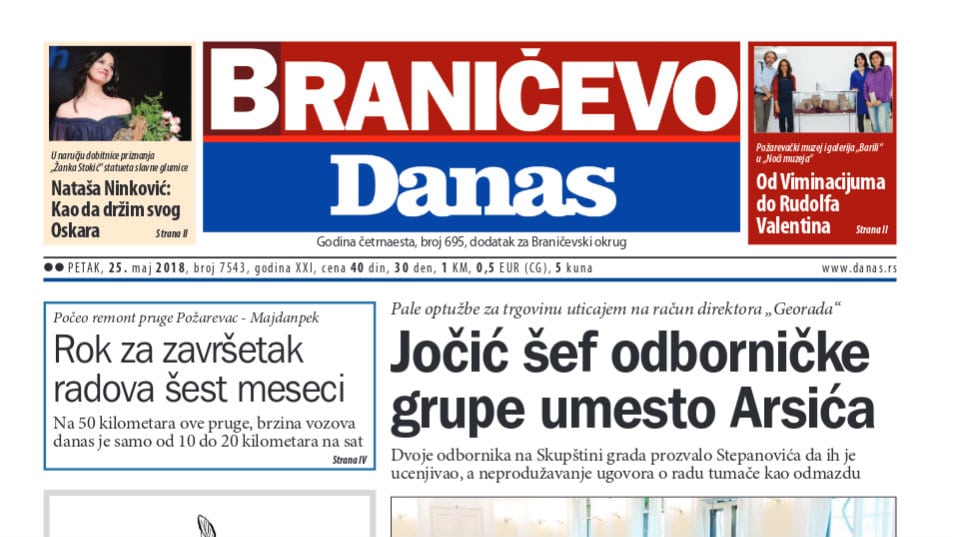 Braničevo – 25. maj 2018. 1 Braničevo – 25. maj 2018. 1