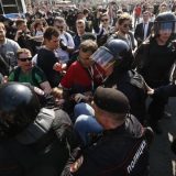 Protesti "On nije naš car" u Moskvi protiv Putina 1