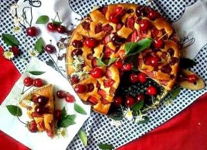 Recept nedelje: Kolač sa jagodama i trešnjama 2