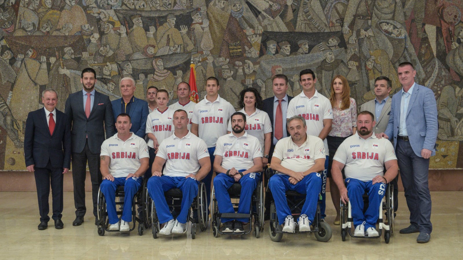 Udovičić sa predsednikom Evropskog paraolimpijskog komiteta 1