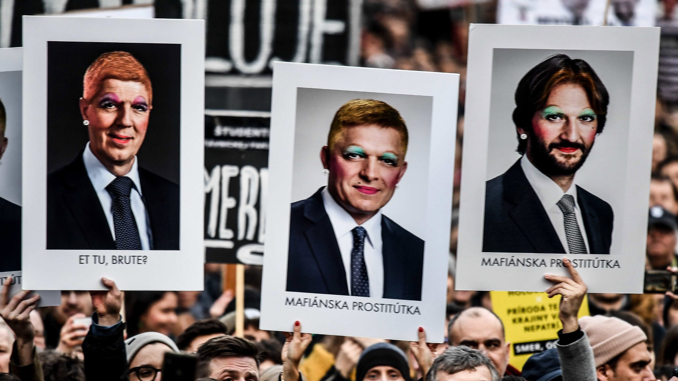 Slovačka masovno na protestima za slobodu medija 1