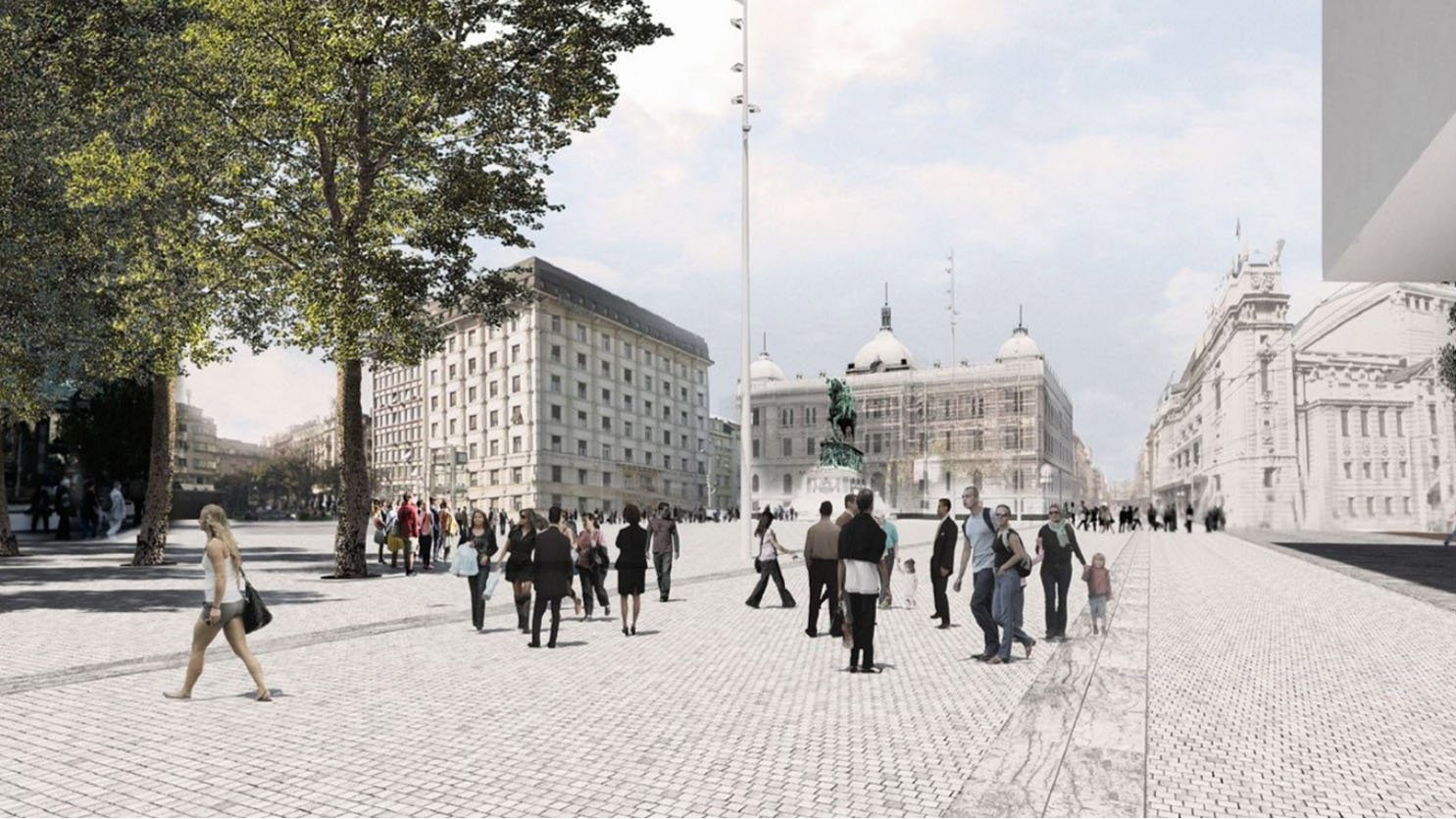 Tender za uređenje Trga republike 1