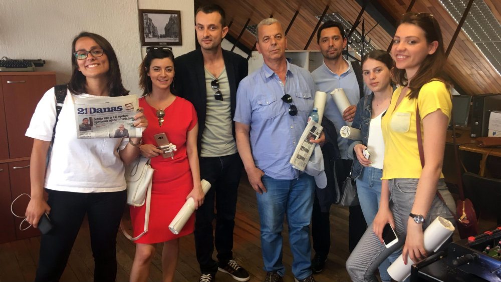 Novinari sa Kosova u poseti redakciji Danasa 1