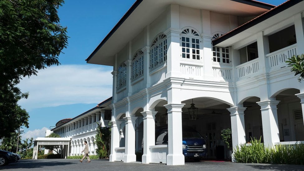 Susret Trampa i Kima biće na ostrvu Sentosa u Singapuru 2 Hotel na ostrvu Sentosa.