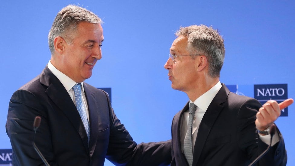 Crna Gora i NATO - godina prva 2 Đukanović i Stoltenberg, Brisel, 4. jun 2018.