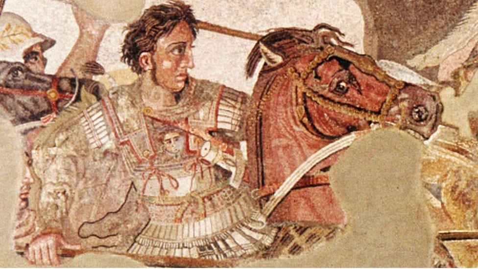 Mozaik iz Napulja prikazuje Aleksandra velikog u bici