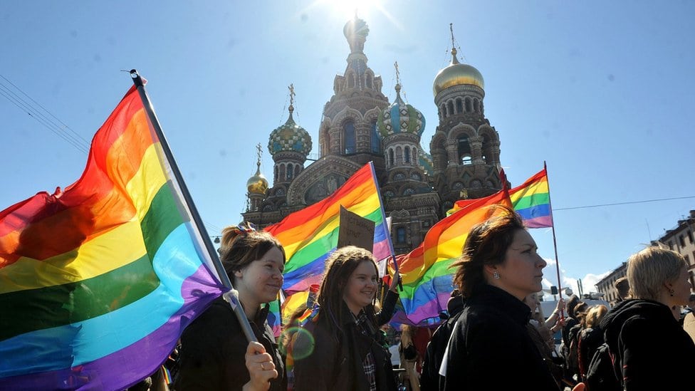 Marš gej aktivista u Moskvi