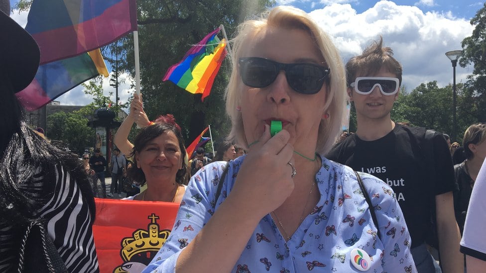 Helena Vučković. Parada Ponosa Beograd 2018.