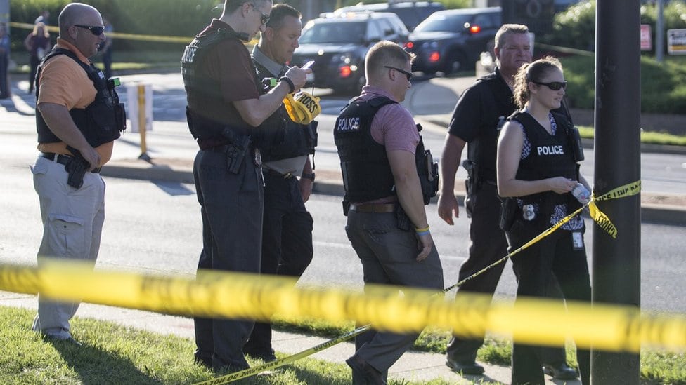 Policija na mestu pucnjave u gradiću Anapolis u Merilendu